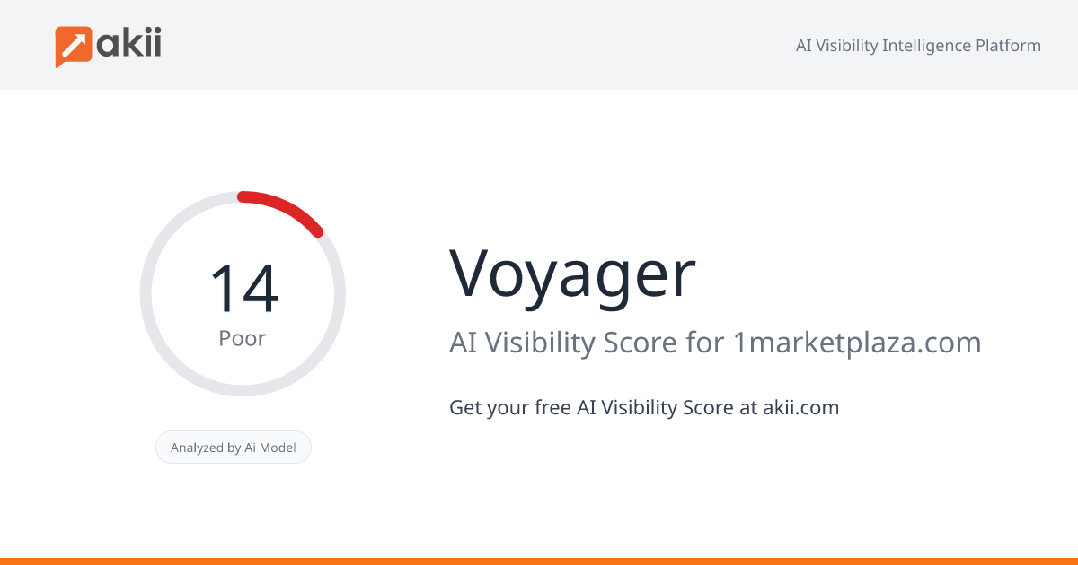 Voyager AI Visibility Score