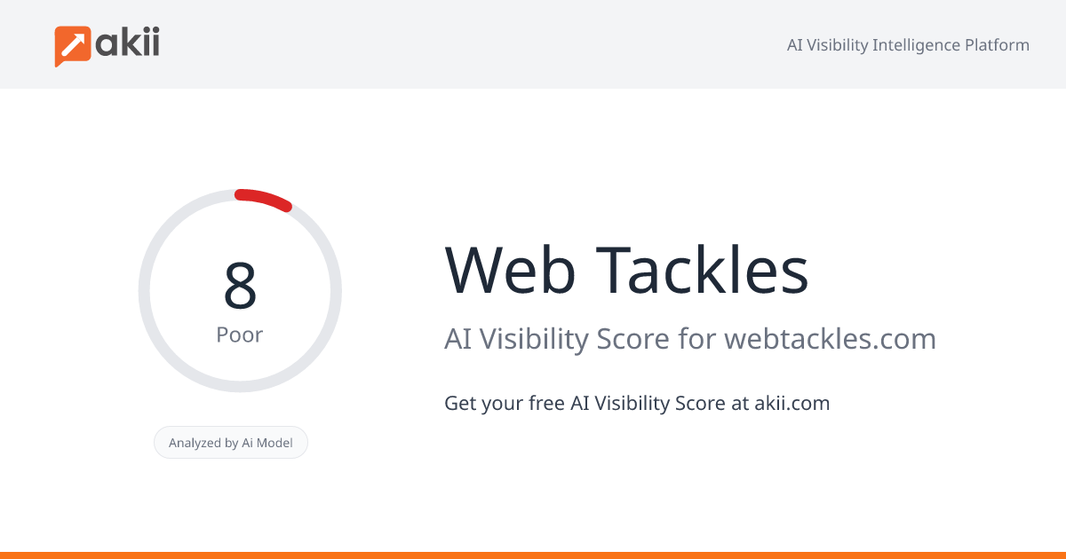 Web Tackles AI Visibility Score