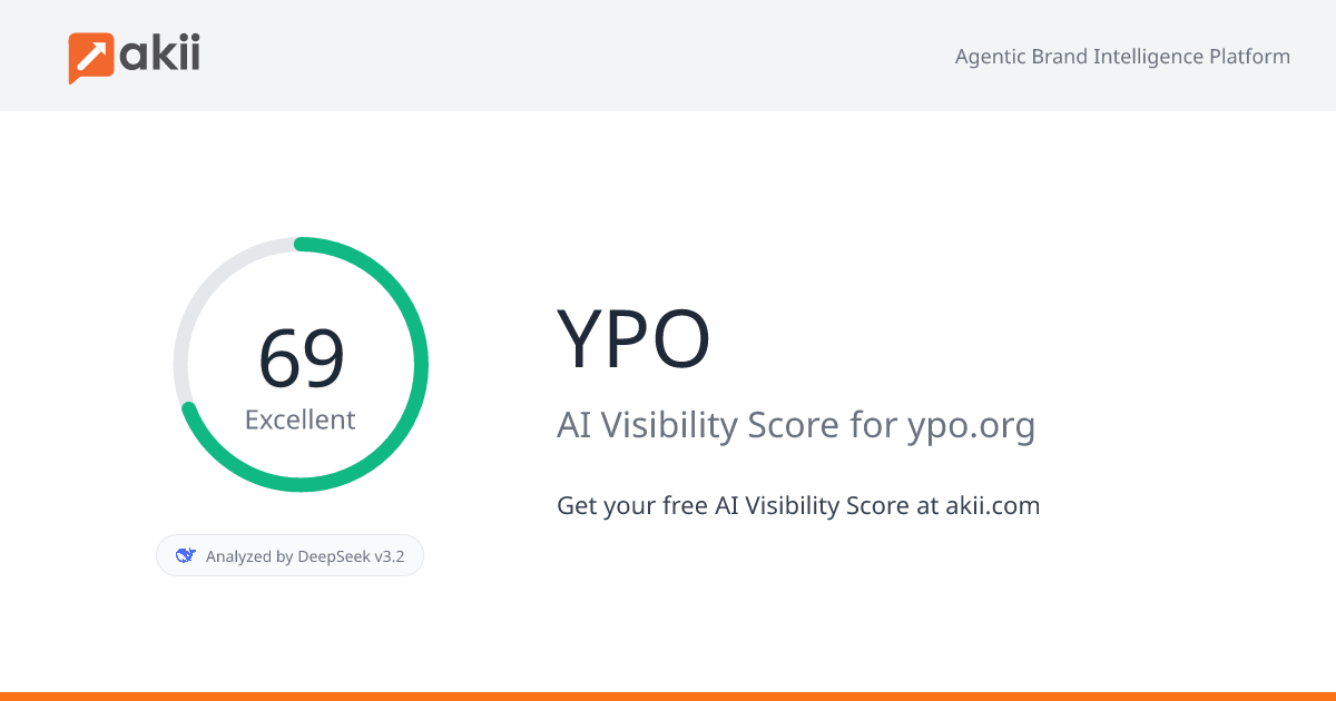 YPO AI Visibility Score