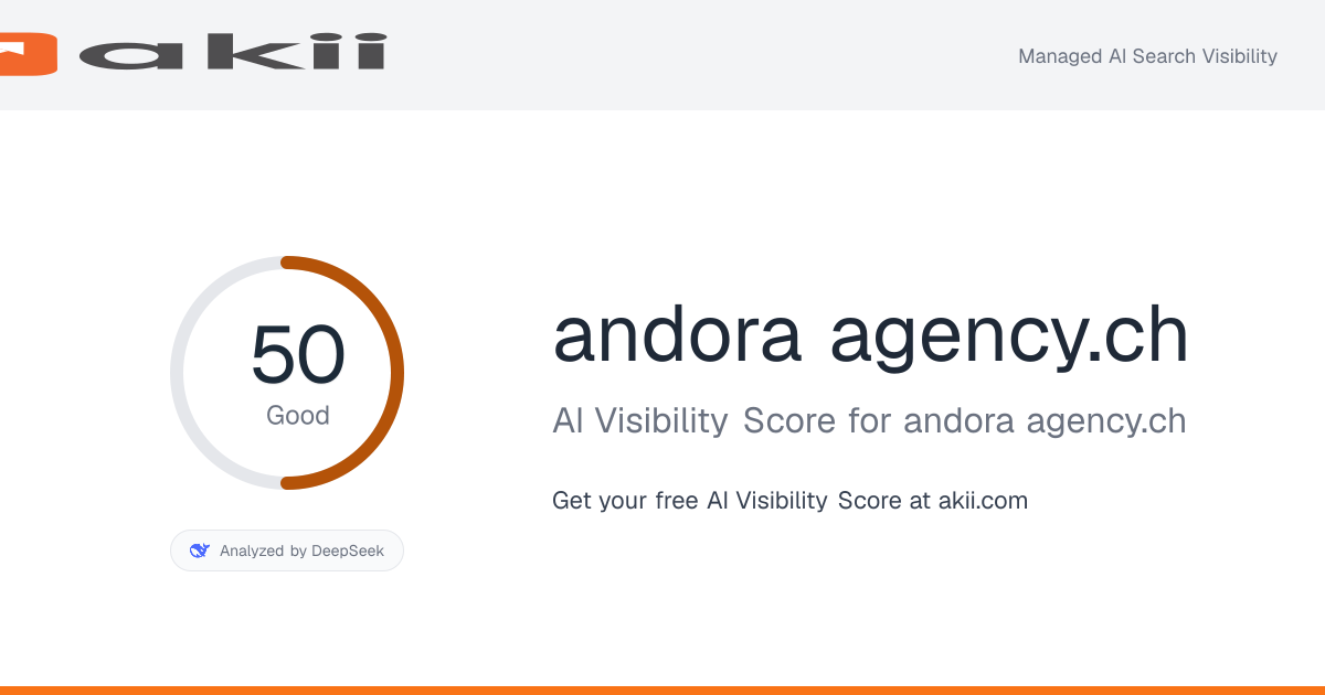 andora-agency.ch AI Visibility Score preview
