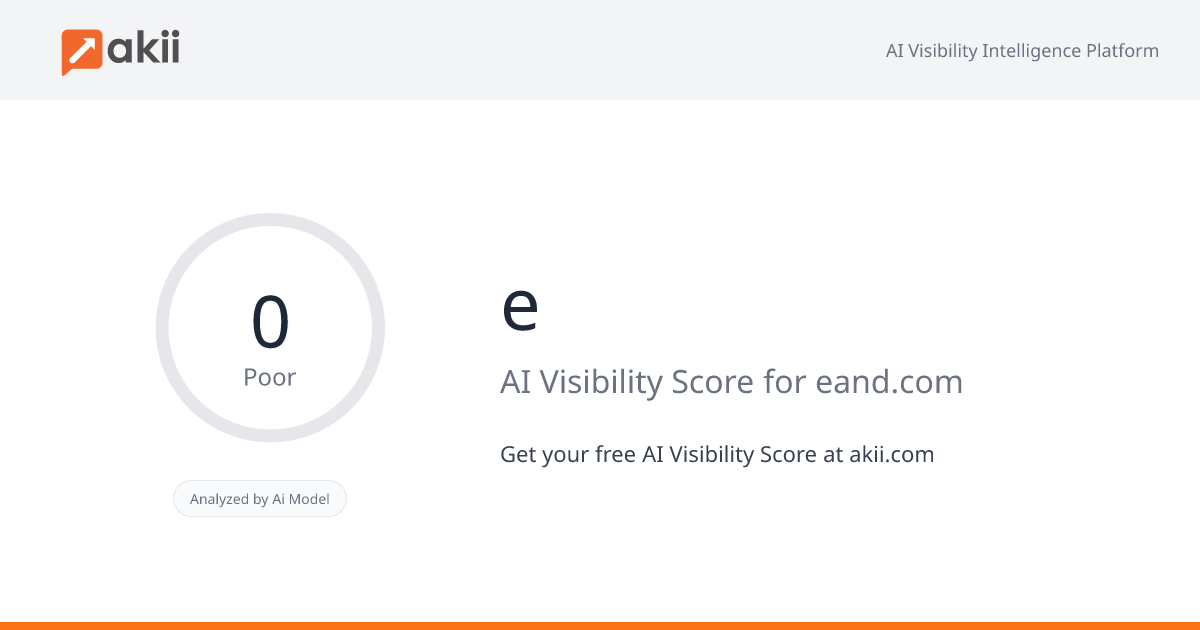 e& AI Visibility Score