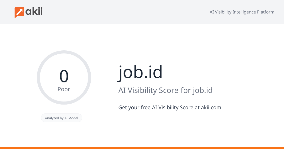 job.id AI Visibility Score