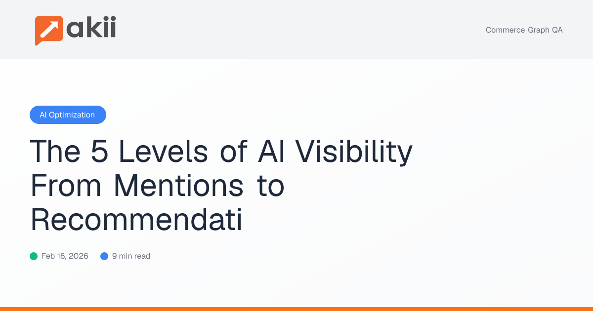 AI Visibility Has 5 Levels. Where Are You?